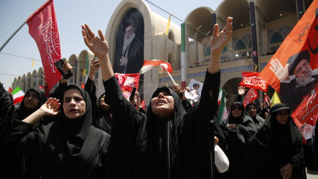 Iran’s supreme leader absent as senior officials attend ayatollah’s funeral Iran’s supreme leader absent as senior officials attend ayatollah’s funeral
