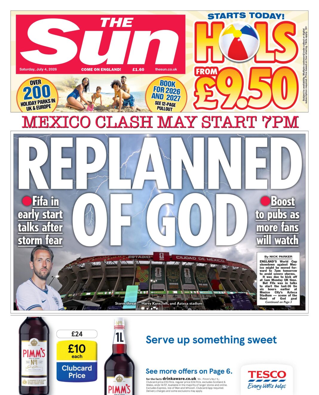The Papers: Storm threat to England match and ‘bid to block Miliband’ The Papers: Storm threat to England match and ‘bid to block Miliband’