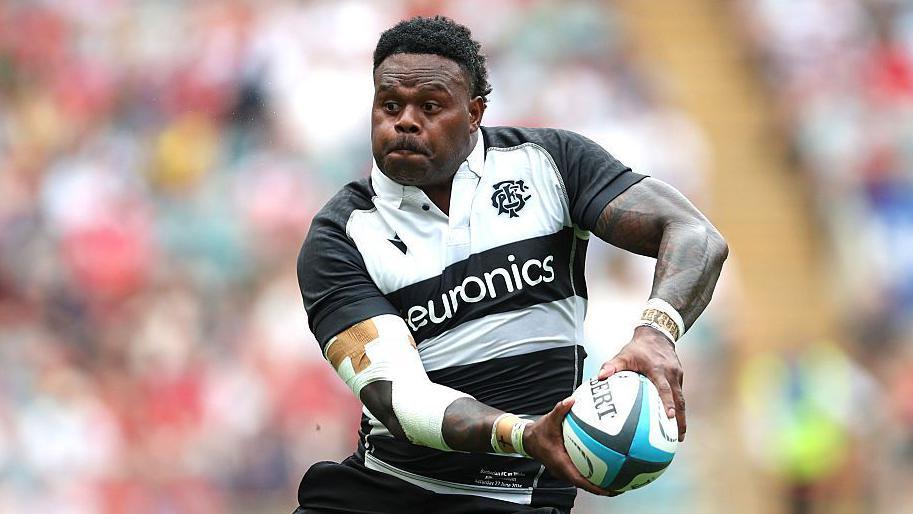 Virimi Vakatawa in action for the Barbarians