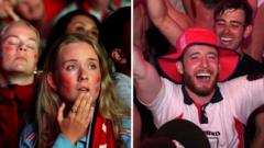 Watch fans react to every goal of England v Norway Watch fans react to every goal of England v Norway