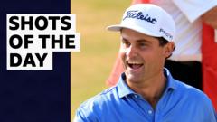 ‘I can’t believe he did that’ – best shots from first round at The Open ‘I can’t believe he did that’ – best shots from first round at The Open