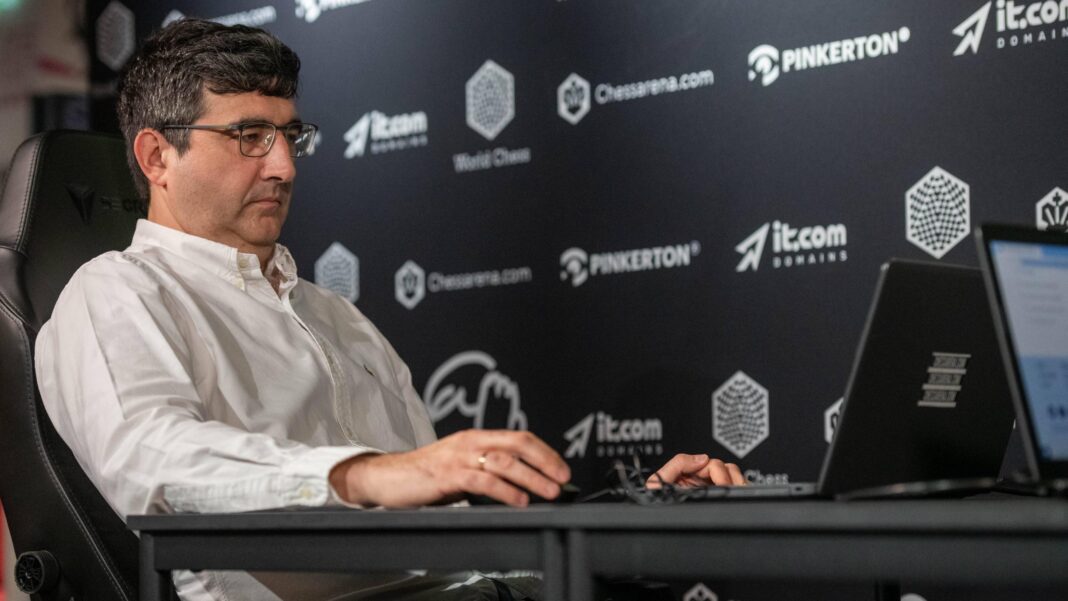 Former chess champion Kramnik banned over cheating remarks Former chess champion Kramnik banned over cheating remarks