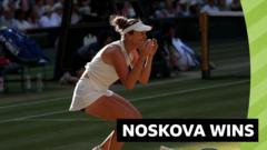 Noskova recovers from five missed championship points to beat Muchova Noskova recovers from five missed championship points to beat Muchova