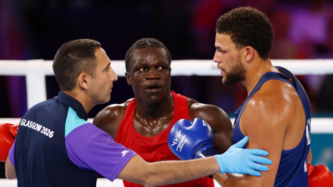 Boxer Abdul – grandson of dictator – disqualified for headbutt Boxer Abdul – grandson of dictator – disqualified for headbutt