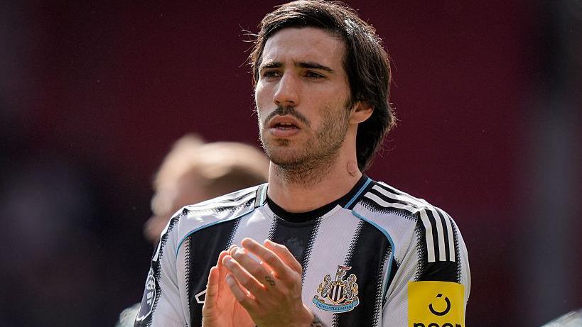 Sandro Tonali who has just signed for Tottenham from Newcastle