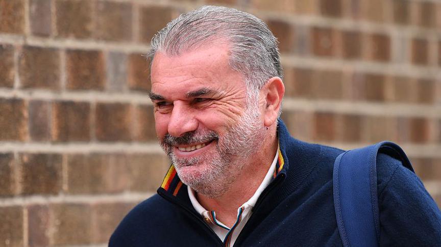 Ange Postecoglou  smiling