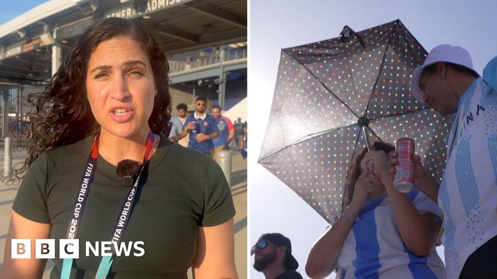 World Cup fans sweat through US ‘heat dome’ World Cup fans sweat through US ‘heat dome’