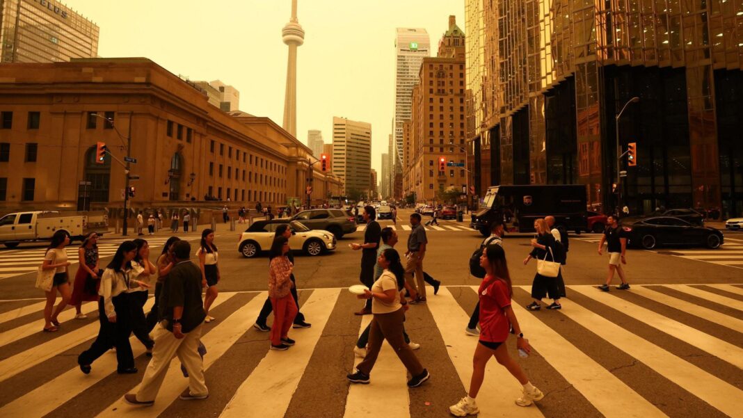 Trump threatens new Canada tariffs over fires sending ‘filthy’ air into US cities Trump threatens new Canada tariffs over fires sending ‘filthy’ air into US cities