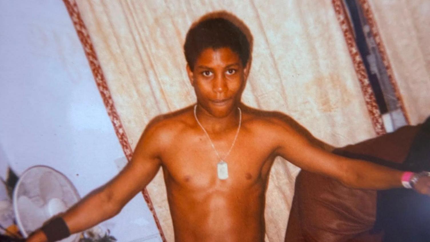 A photo of Bilal Fawaz as a child