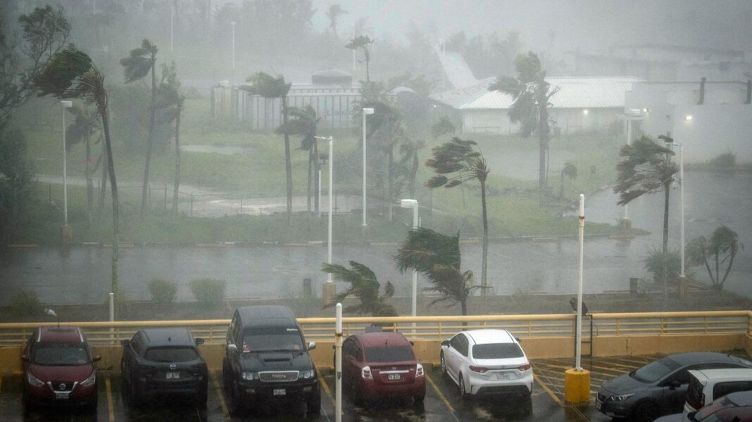 Super Typhoon Bavi makes landfall on US Pacific islands with huge wind gusts Super Typhoon Bavi makes landfall on US Pacific islands with huge wind gusts