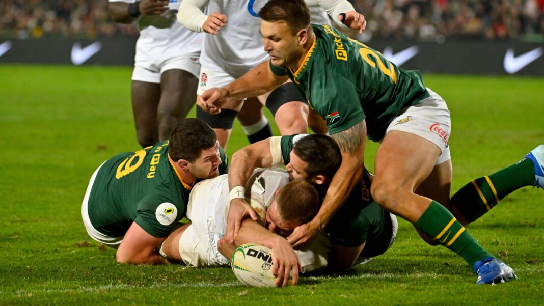 Boks unleash big-game brutality on Borthwick’s faltering England Boks unleash big-game brutality on Borthwick’s faltering England