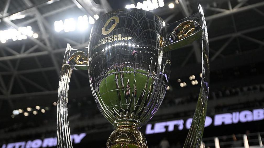 The Nations Championship trophy