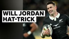 Jordan scores hat-trick to become All Blacks’ record try-scorer Jordan scores hat-trick to become All Blacks’ record try-scorer