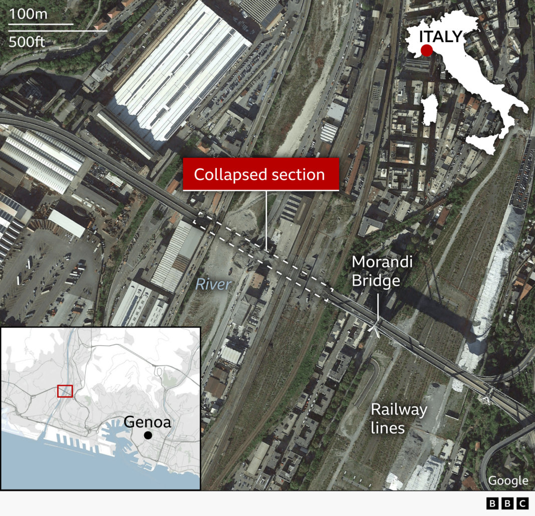 Italian officials handed jail terms for Genoa bridge disaster that killed 43 Italian officials handed jail terms for Genoa bridge disaster that killed 43