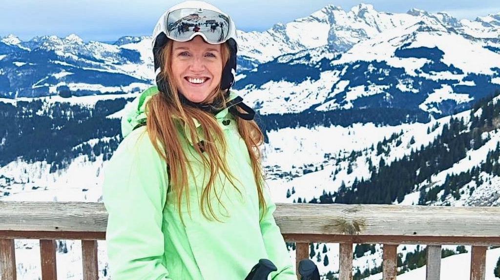 May Burrough on a Home Exchange trip to the Swiss Alps