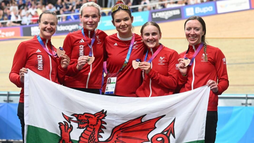 Opening night cycling joy for Wales in Velodrome Opening night cycling joy for Wales in Velodrome