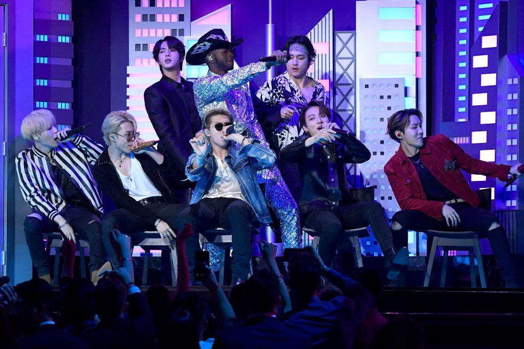 BTS at the Grammys