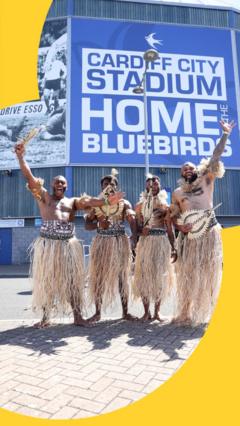 Fiji fans in Cardiff are bringing the vibes! Fiji fans in Cardiff are bringing the vibes!