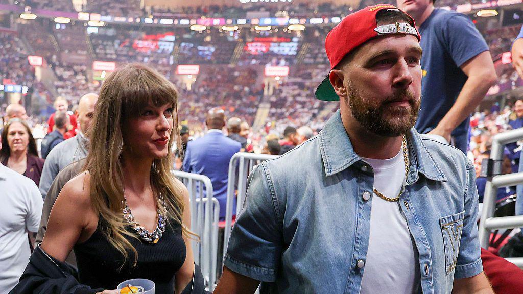 Taylor Swift and Travis Kelce