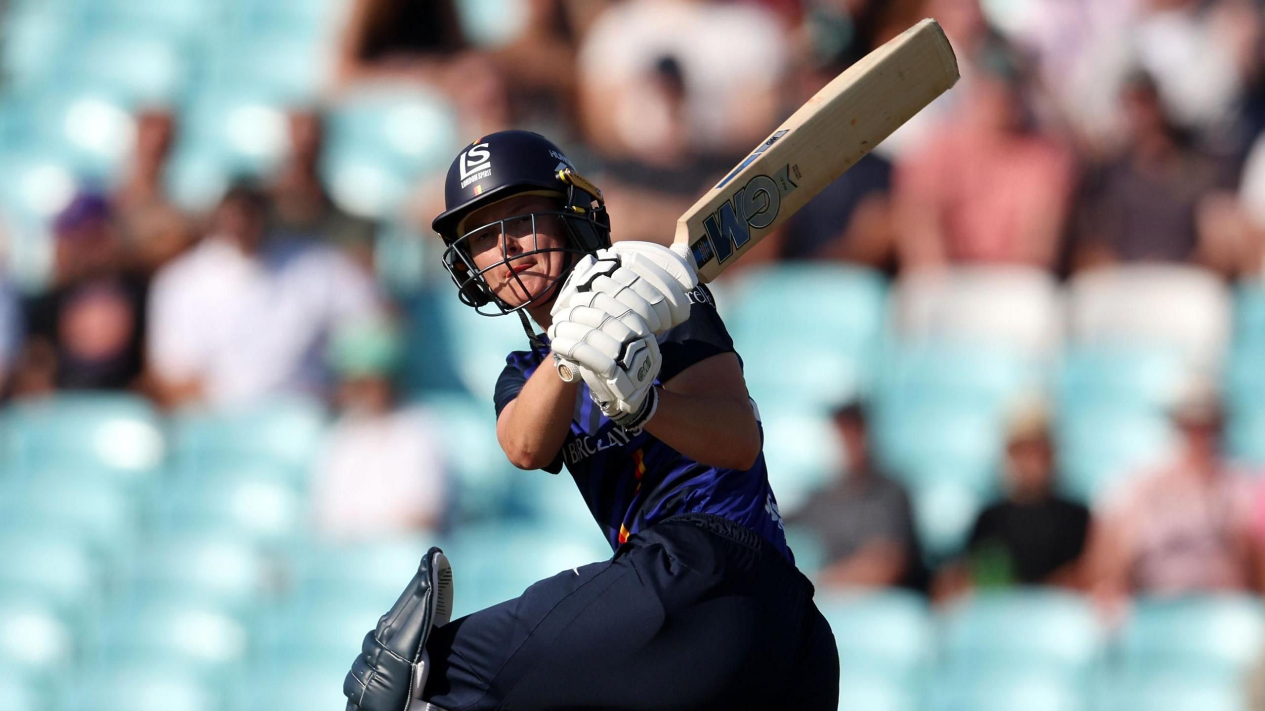 Amy Jones batting for London Spirit