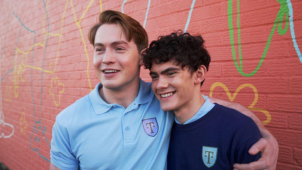 Kit Connor and Joe Locke, who play Nick and Charlie