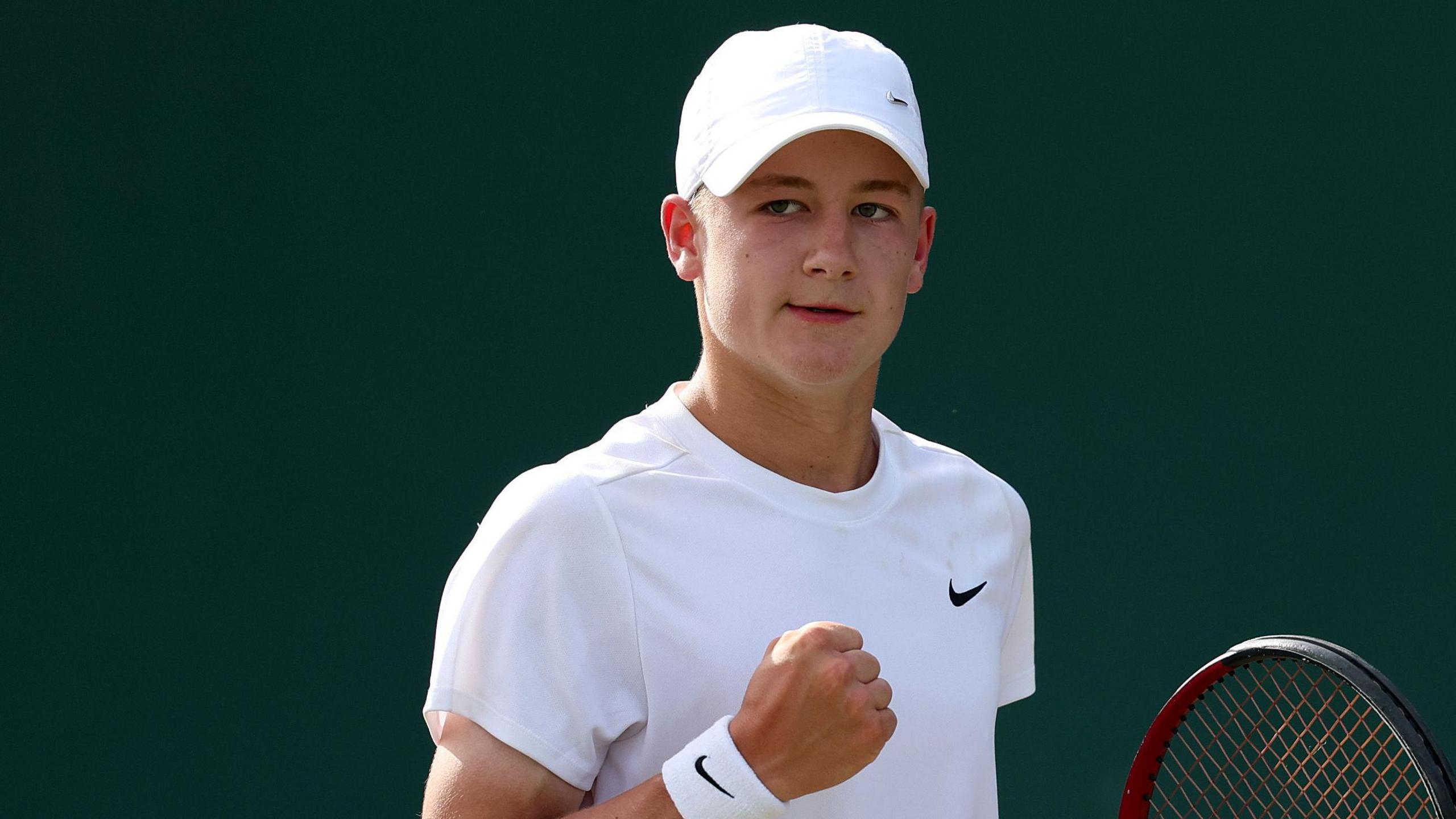 Oliver Page's Junior Wimbledon journey ended at the quarter-final stage on Thursday