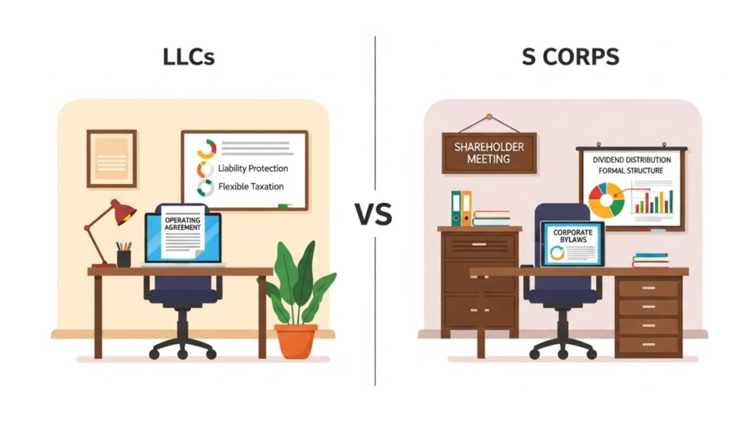 7 Key Differences Between Limited Liability Companies and S Corps 7 Key Differences Between Limited Liability Companies and S Corps