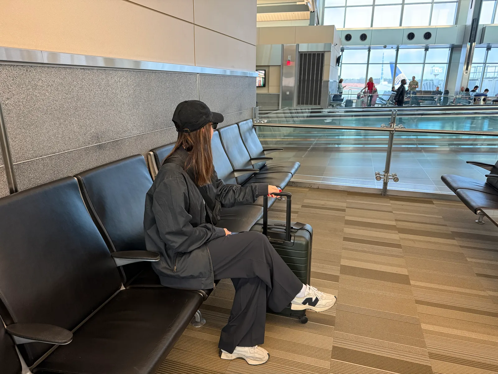Image may contain Person Sitting Adult Indoors Furniture Clothing Footwear and Shoe