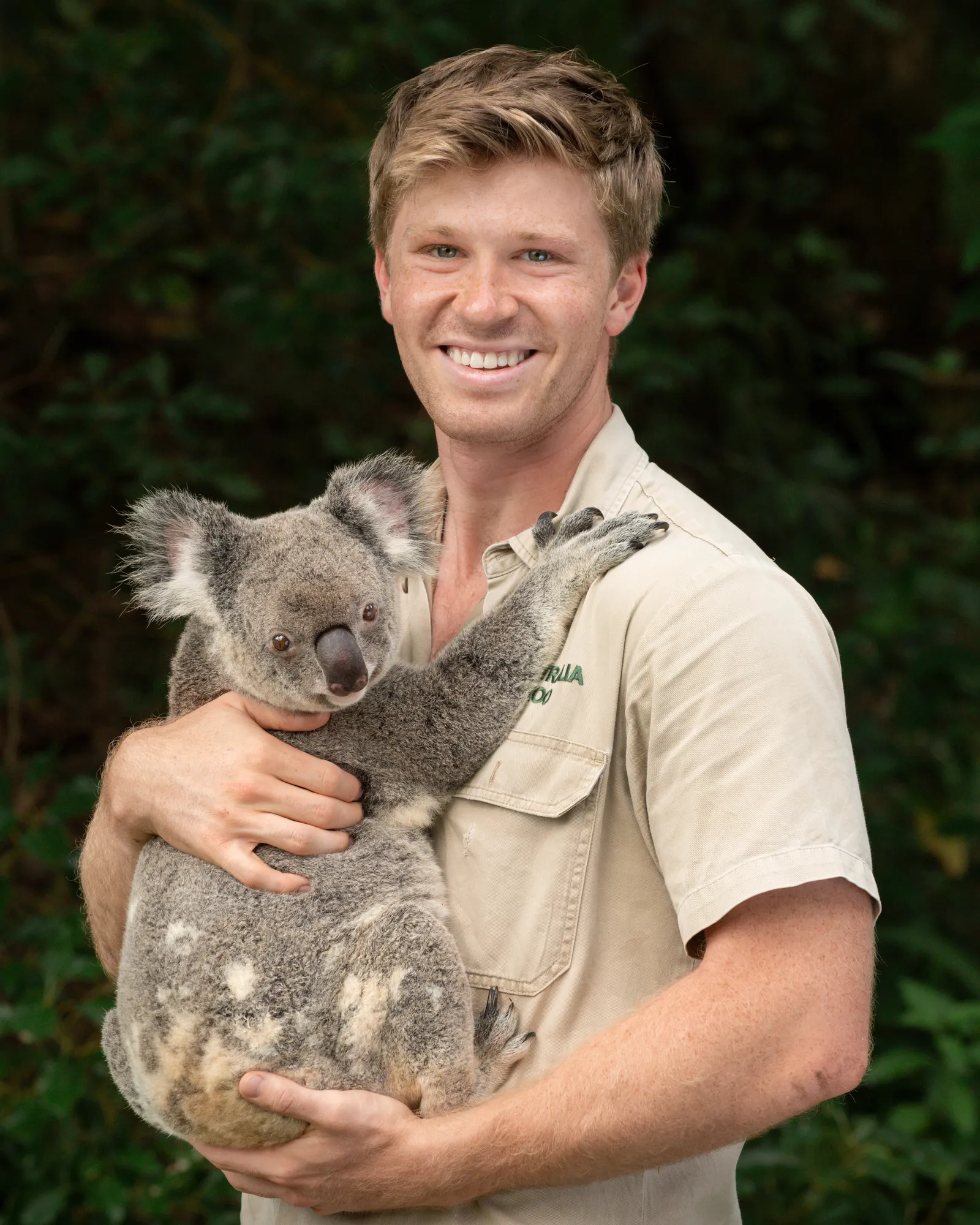 Image may contain Robert Irwin Person Animal Wildlife Mammal Face and Head