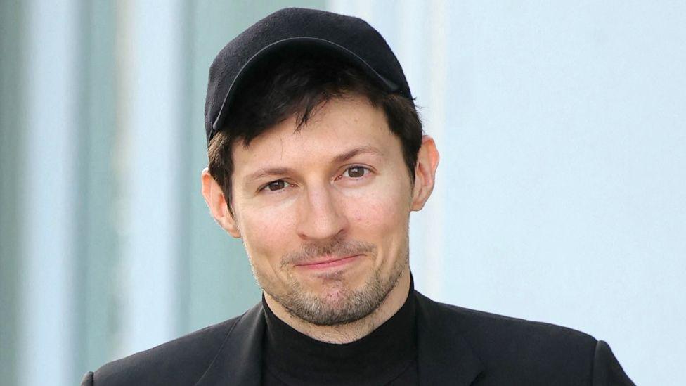 Telegram founder Pavel Durov wearing a baseball cap