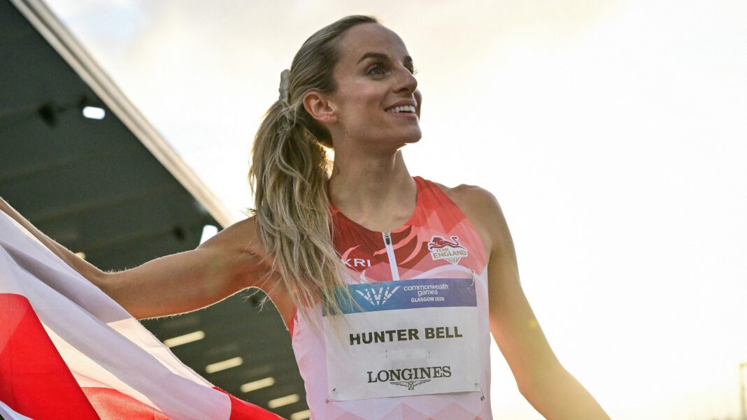 Hunter Bell eyes ambitious sweep after 800m gold in Glasgow Hunter Bell eyes ambitious sweep after 800m gold in Glasgow
