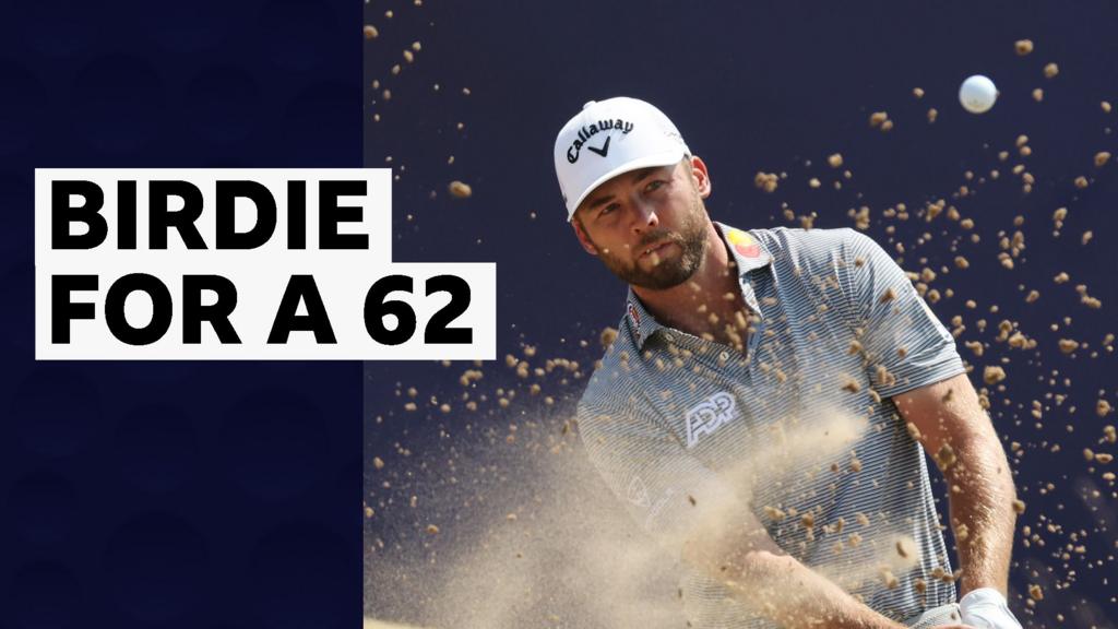‘Fantastic finish’ – Burns holes out from bunker on 18 to tie round record ‘Fantastic finish’ – Burns holes out from bunker on 18 to tie round record