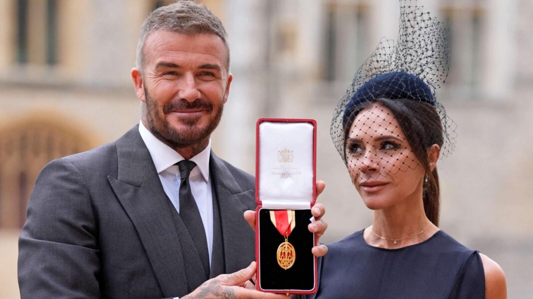 Sir David Beckham consoled by Victoria after heartbreaking World Cup defeat Sir David Beckham consoled by Victoria after heartbreaking World Cup defeat