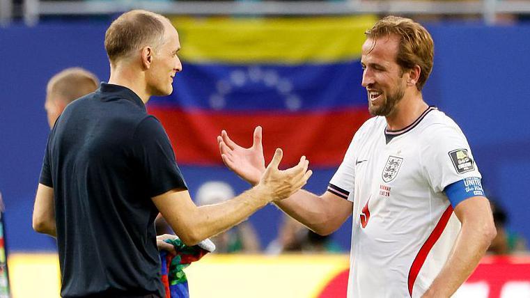 Thomas Tuchel and Harry Kane