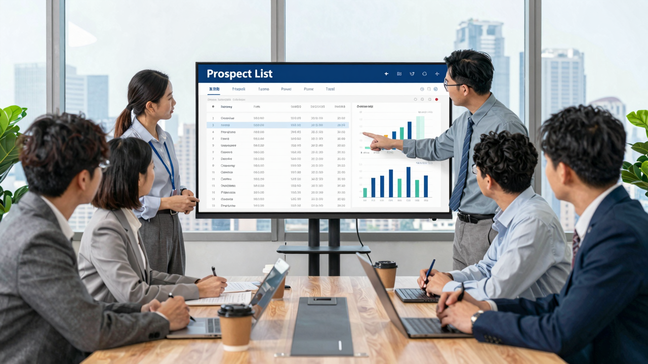 Building a Structured Prospect List for B2B Sales