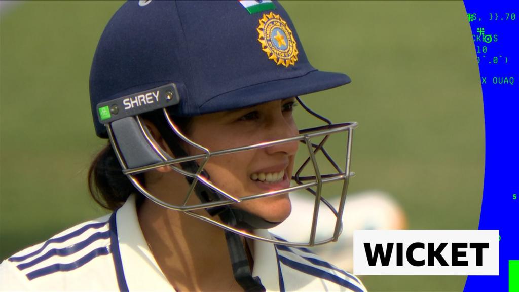 No century for Mandhana as England finally get breakthrough after lunch No century for Mandhana as England finally get breakthrough after lunch