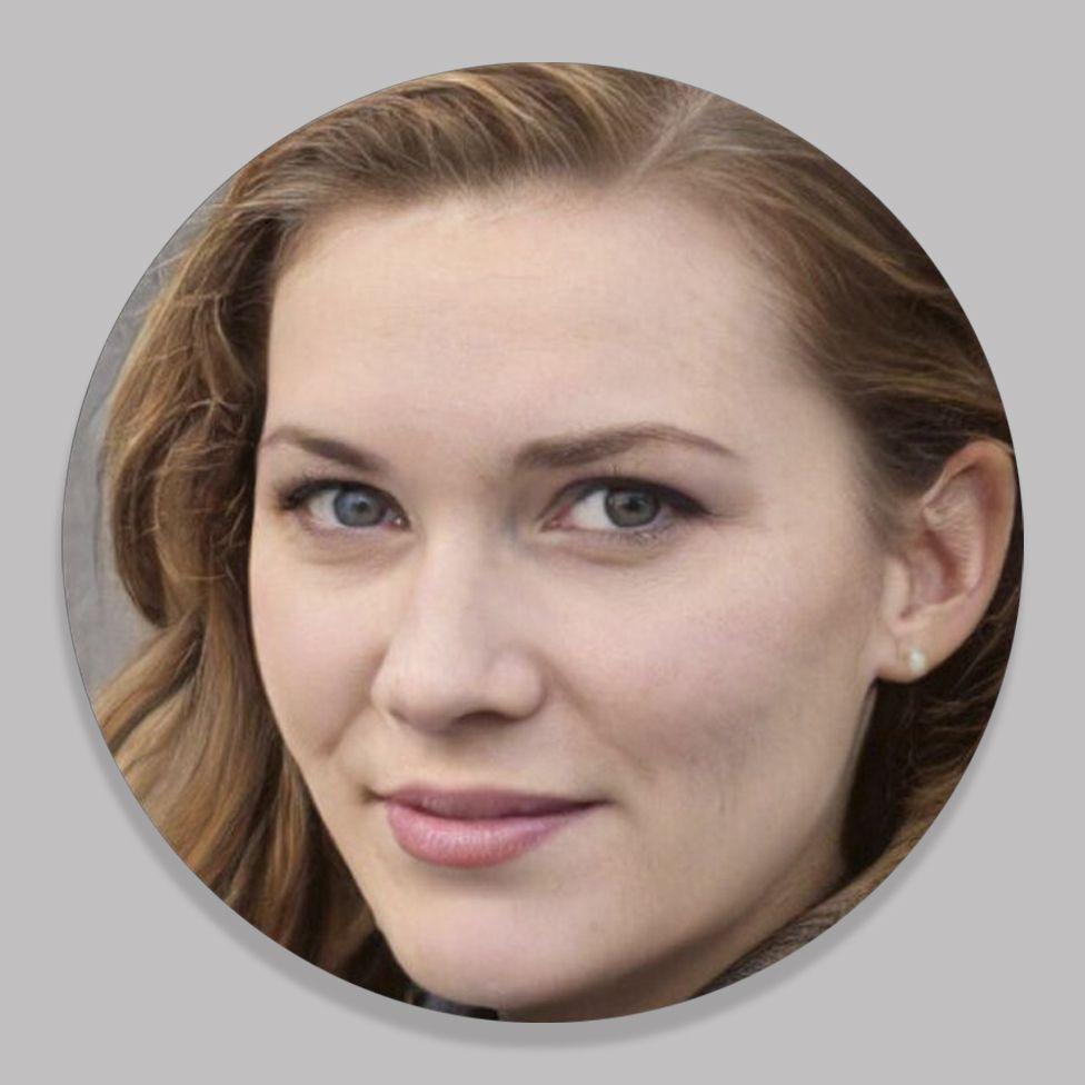 A screengrab of a photo of a young woman in a LinkedIn profile