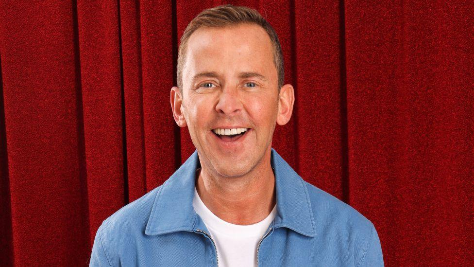 In this image released on January 29,2025, Radio DJ, Scott Mills supports Red Nose Day 2025. Taken in London on the 6th November 2024