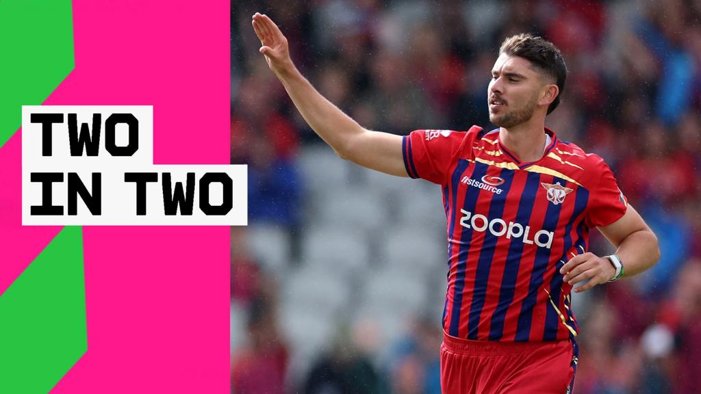 ‘Bowls him!’… twice! – two in two for Tongue as Smeed and Ahmed fall ‘Bowls him!’… twice! – two in two for Tongue as Smeed and Ahmed fall
