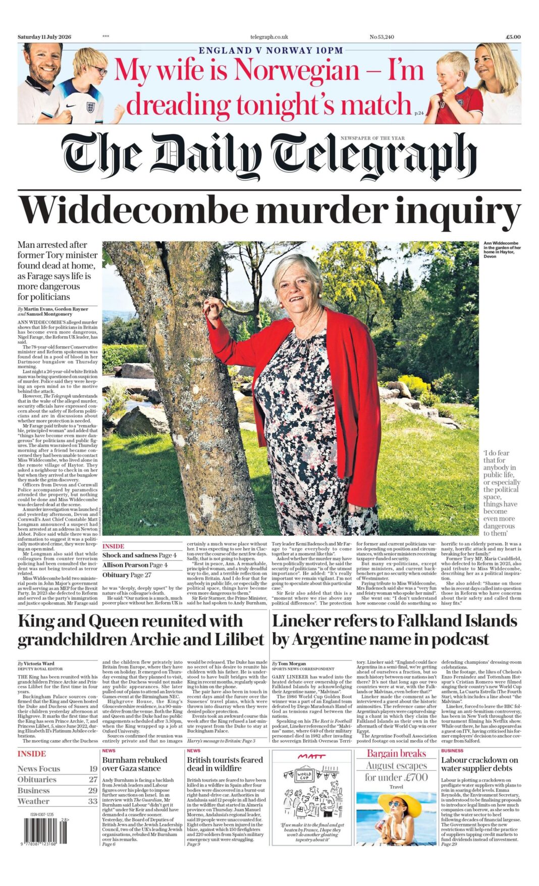 ‘Widdecombe murder inquiry’ and ‘Strike Norse’ ‘Widdecombe murder inquiry’ and ‘Strike Norse’