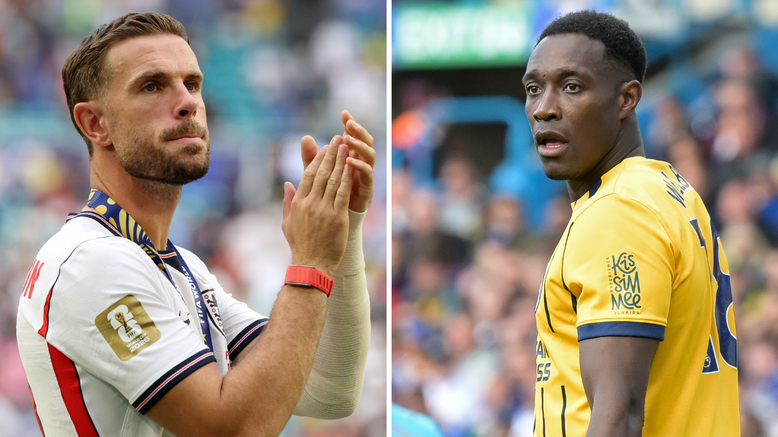 Jordan Henderson clapping and Danny Welbeck