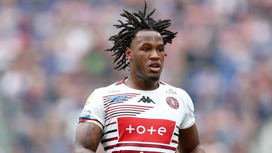 Man arrested after Wigan’s Nsemba racially abused Man arrested after Wigan’s Nsemba racially abused
