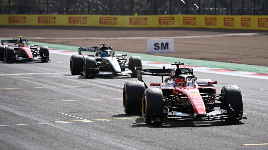 Leclerc wins dramatic British GP from Russell & Hamilton Leclerc wins dramatic British GP from Russell & Hamilton
