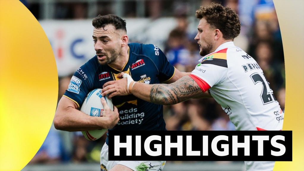 Leeds score seven tries to cruise past Bradford Leeds score seven tries to cruise past Bradford