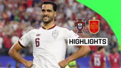 Spain into quarter-finals after Merino’s late winner against Portugal Spain into quarter-finals after Merino’s late winner against Portugal