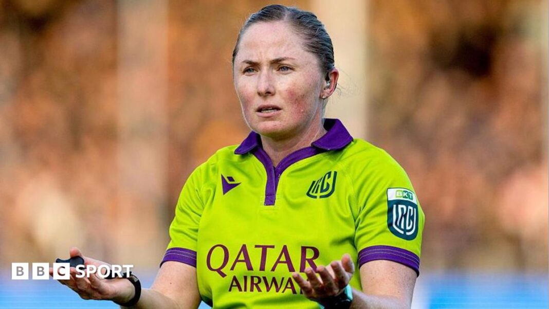 Referee Barrett-Theron stands down after cancer diagnosis Referee Barrett-Theron stands down after cancer diagnosis