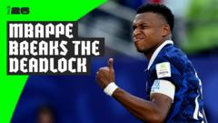 Mbappe coolly fires France into lead from penalty spot Mbappe coolly fires France into lead from penalty spot