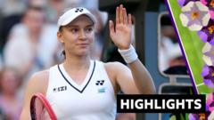 Rybakina produces dominant display to progress to third round Rybakina produces dominant display to progress to third round