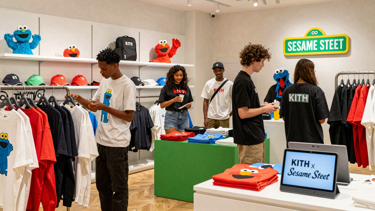 How KITH X Sesame Street Collaboration Captures Nostalgia