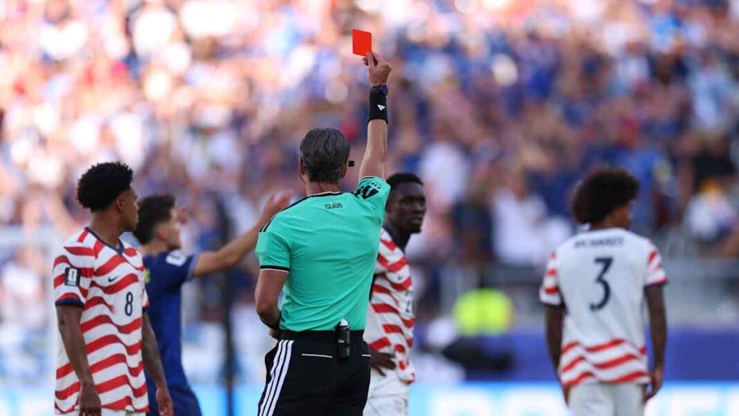 Fifa’s red card scandal crosses ‘Rubicon’ on to the pitch Fifa’s red card scandal crosses ‘Rubicon’ on to the pitch